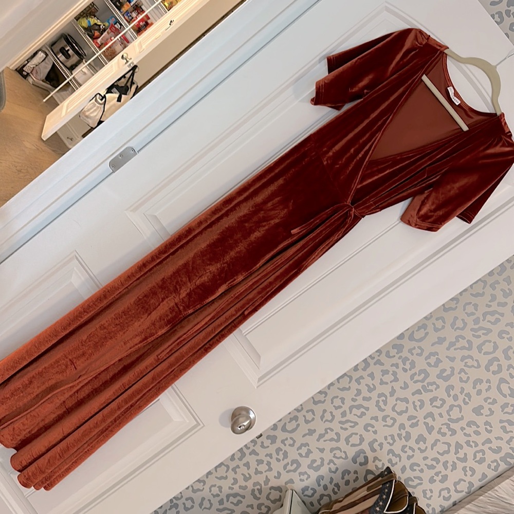 BalticBorn Meghan Wrap Dress. XS. Rust color. worn once